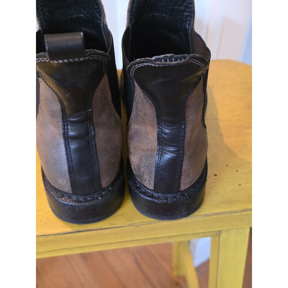 Rag & Bone Brown Distressed Leather Chelsea Boots Womens 37 US 7 Handmade Welt - Picture 3 of 9